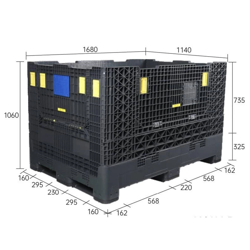 Euro Large Transport Storage Plastic Pallet Container Box suppliers
