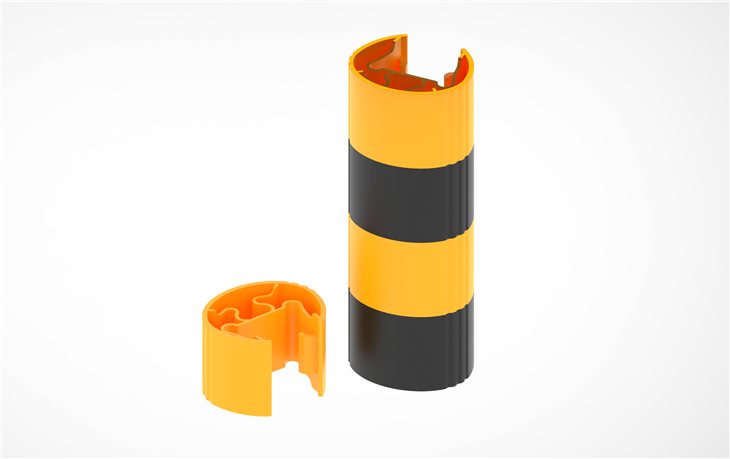 Industrial Crash Protection Bollard